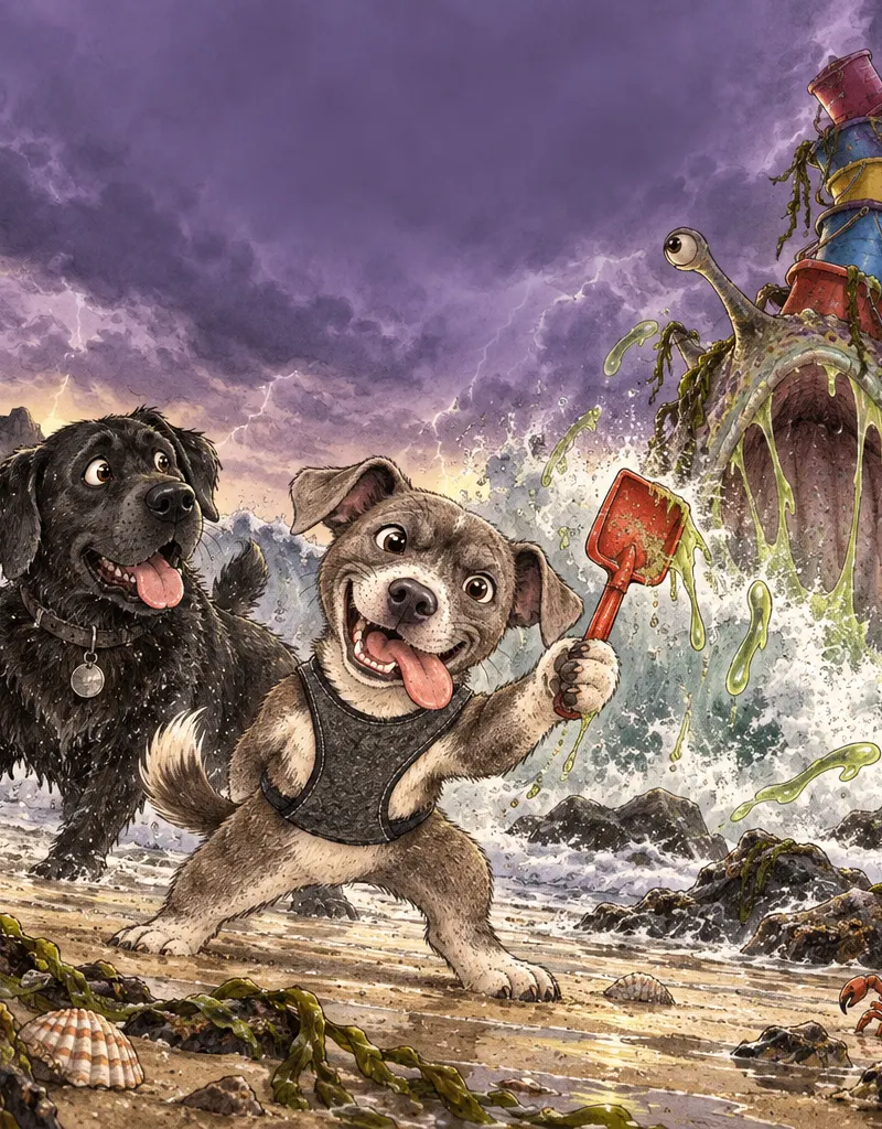 Axl and Lord Wobblepants cover illustration