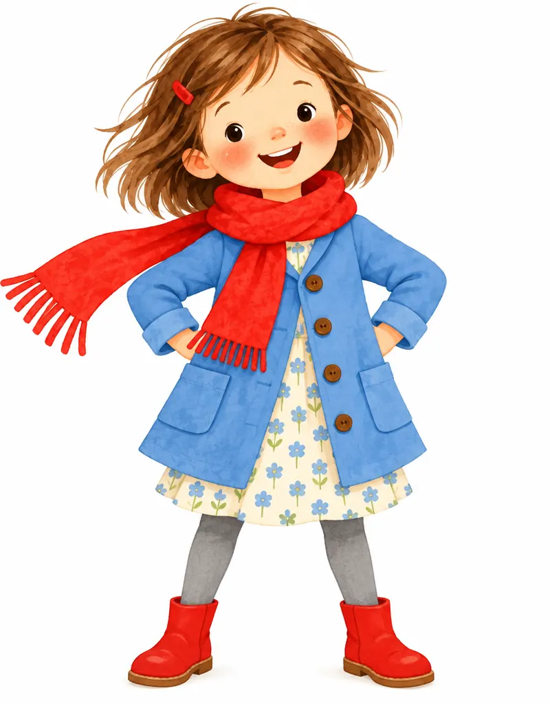 Bonnie's illustrated main character