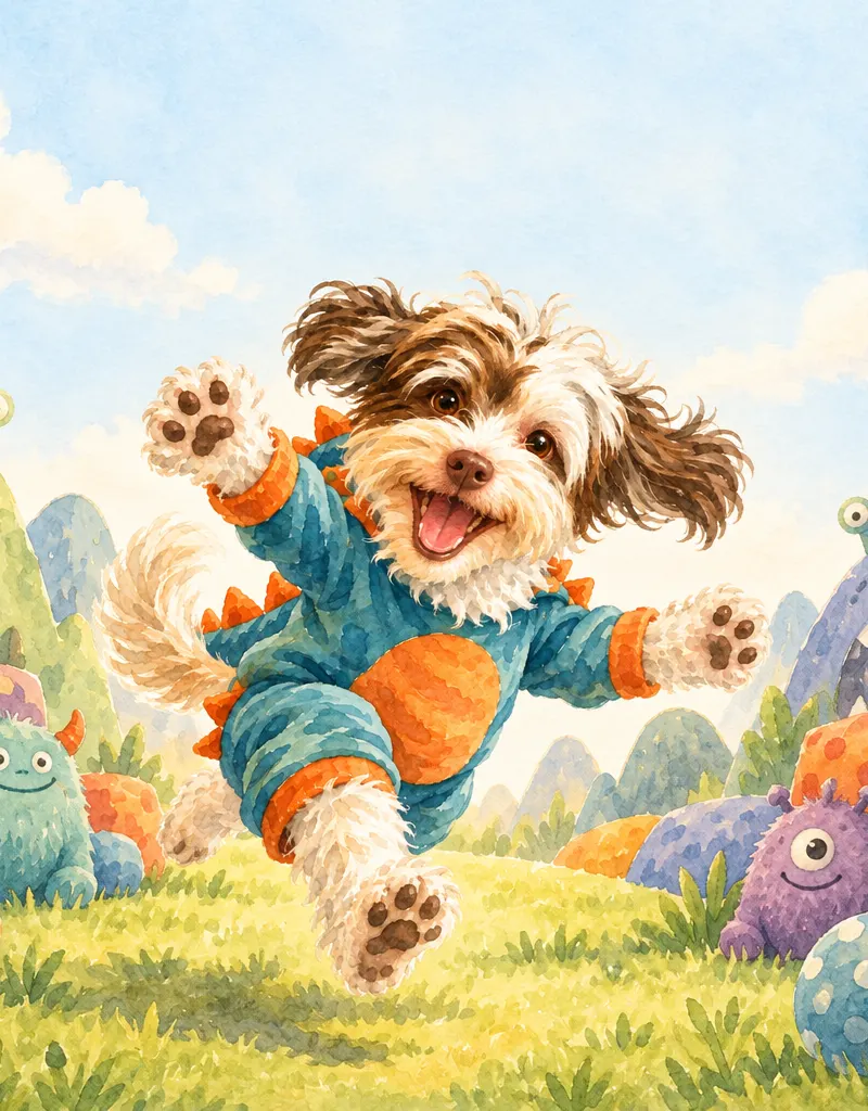 Padzilla and the Terrible Squeak cover illustration